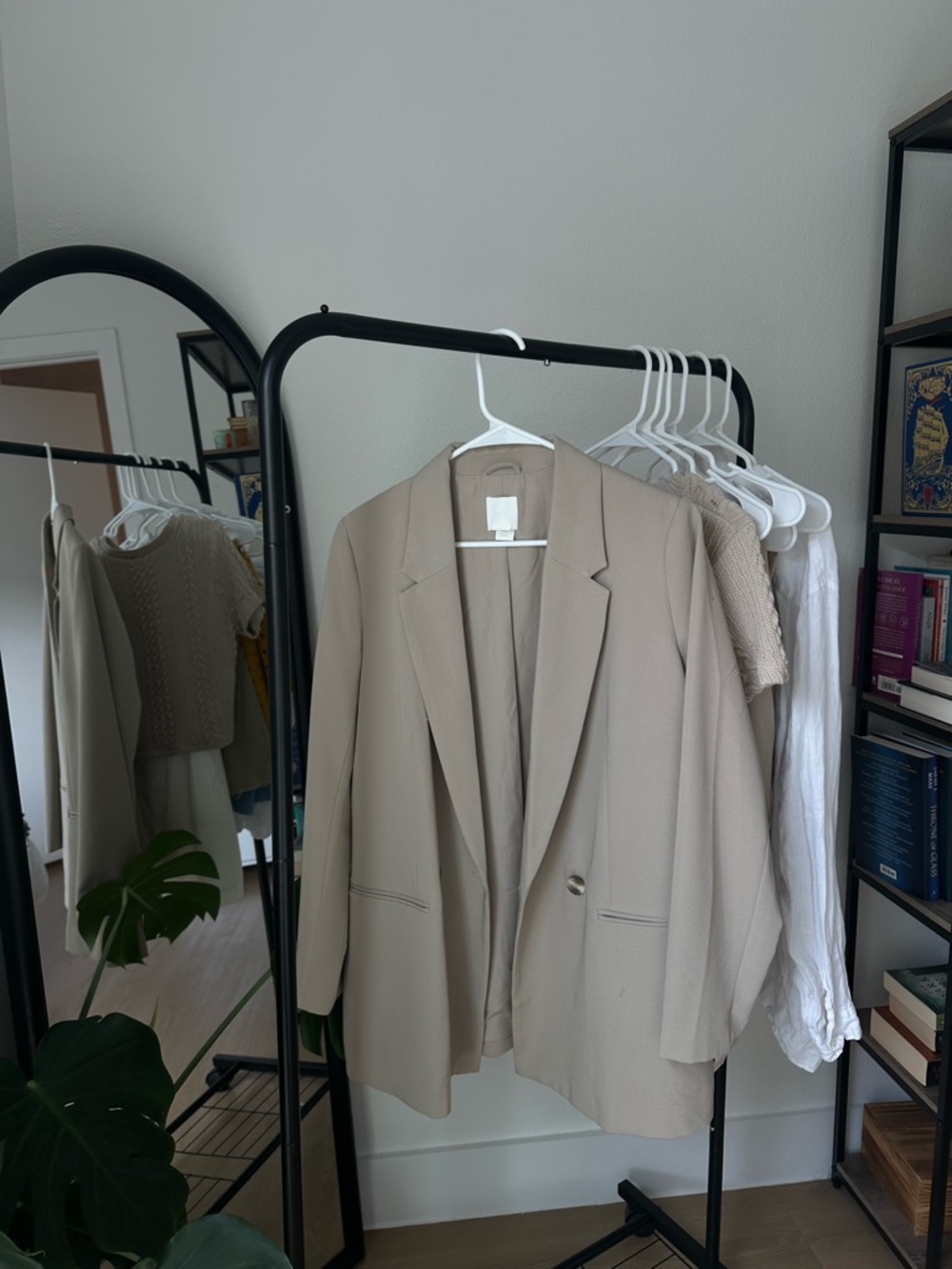 Casual Beige Blazer - Unbranded